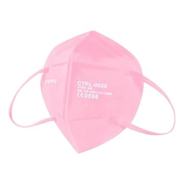 Media Sanex Respirátor FFP2 NR / KN95 Pink 1ks