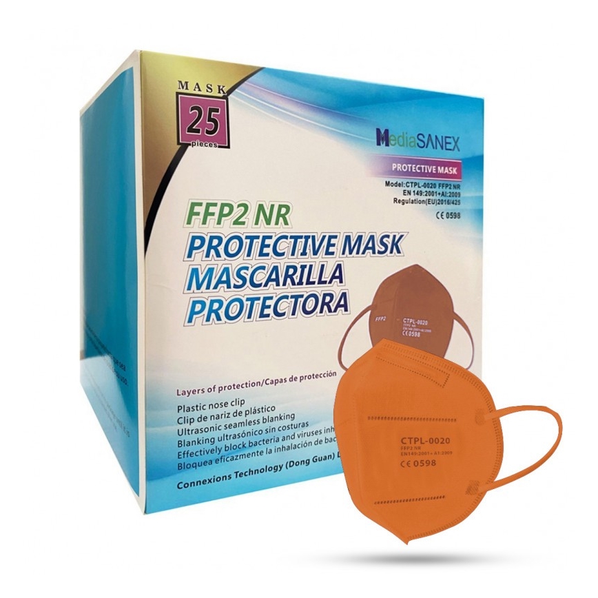 Media Sanex Respirátor FFP2 NR Orange 20ks