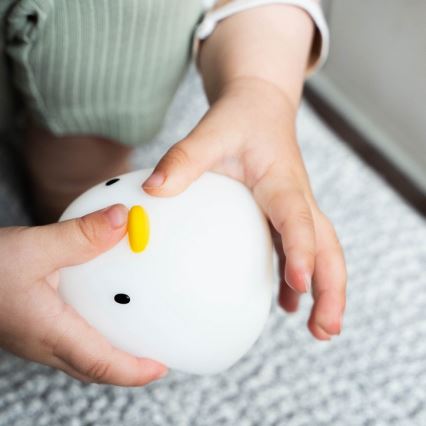 MegaLight - LED RGB Nabíjecí dětská dotyková lampa do vany SWIMMY DUCK LED/5V IP67