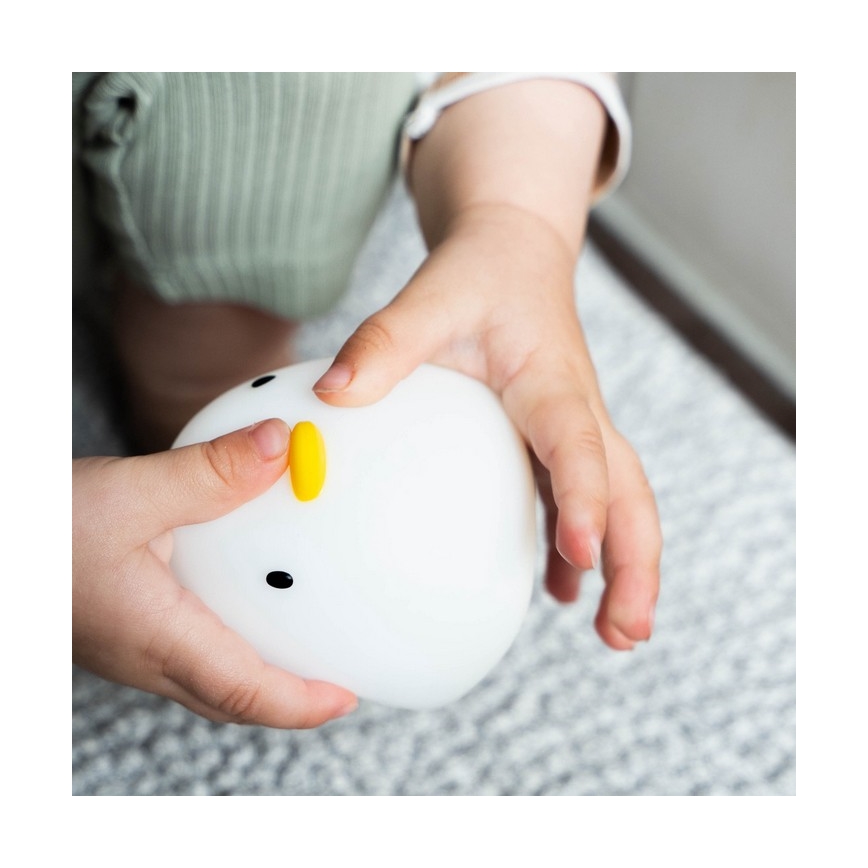 MegaLight - LED RGB Nabíjecí dětská dotyková lampa do vany SWIMMY DUCK LED/5V IP67