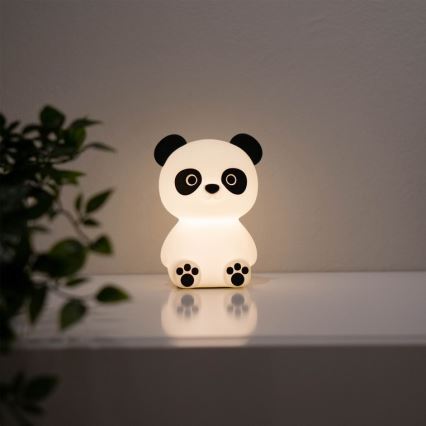 MegaLight - LED RGB Stmívatelná nabíjecí dětská dotyková lampa PADDY PANDA LED/5V