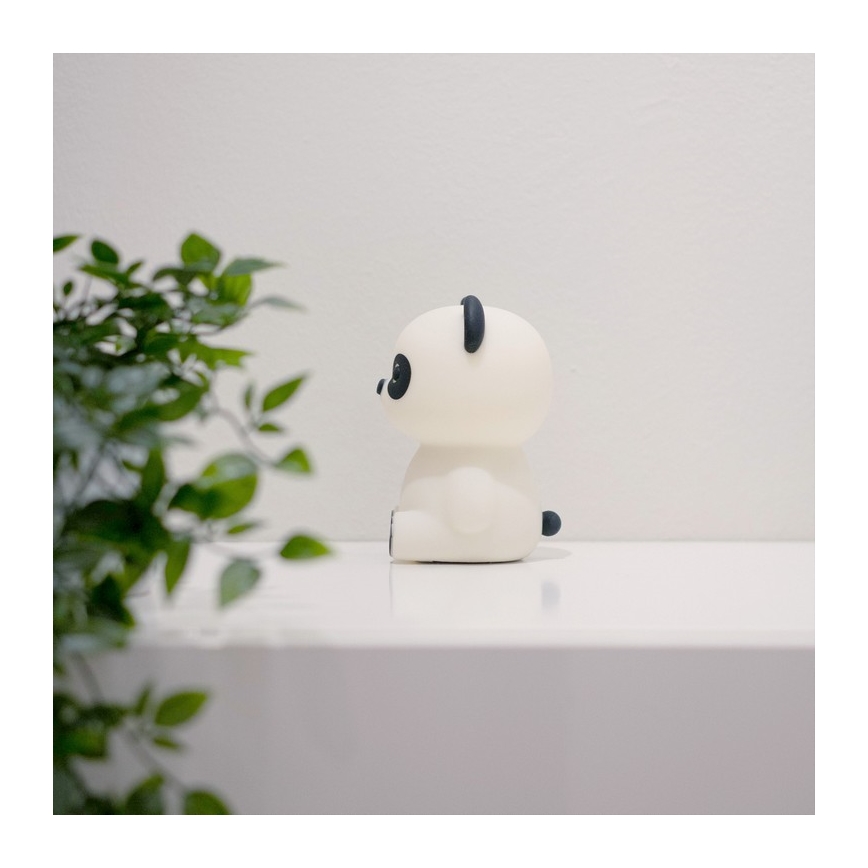 MegaLight - LED RGB Stmívatelná nabíjecí dětská dotyková lampa PADDY PANDA LED/5V