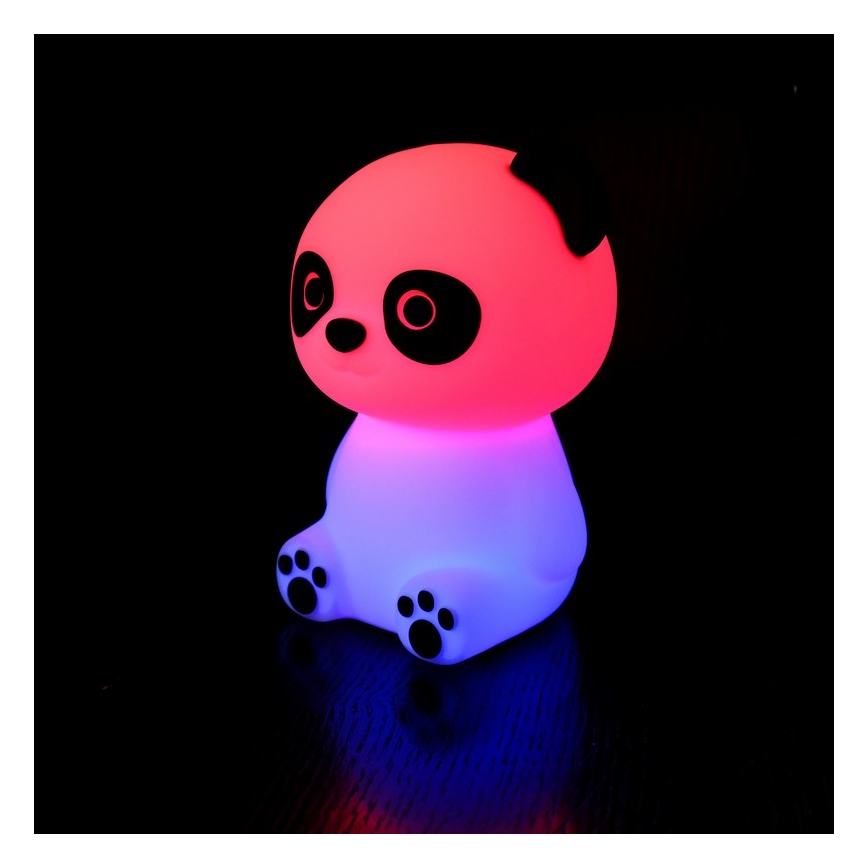 MegaLight - LED RGB Stmívatelná nabíjecí dětská dotyková lampa PADDY PANDA LED/5V