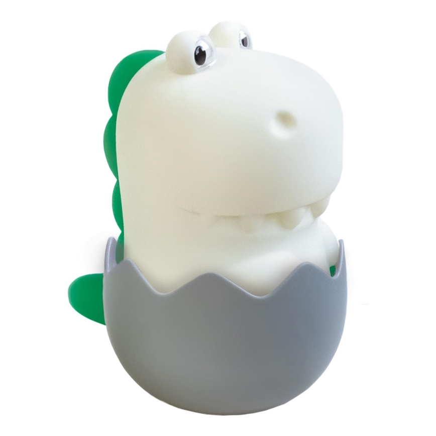 MegaLight - LED RGB Stmívatelná nabíjecí dětská dotyková lampa DIGGY DINO LED/5V