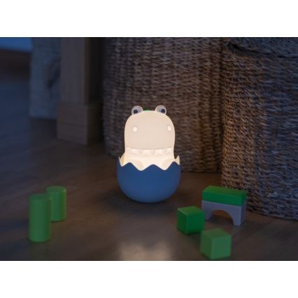 MegaLight - LED RGB Stmívatelná nabíjecí dětská dotyková lampa DIGGY DINO LED/5V