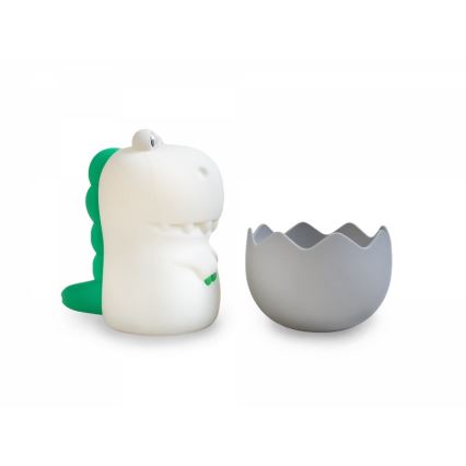MegaLight - LED RGB Stmívatelná nabíjecí dětská dotyková lampa DIGGY DINO LED/5V