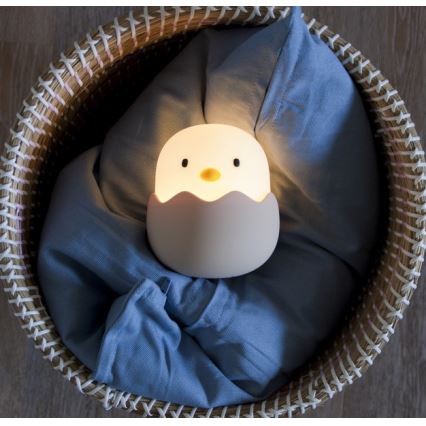 MegaLight - LED RGB Stmívatelná nabíjecí dětská dotyková lampa EGGY EGG LED/5V