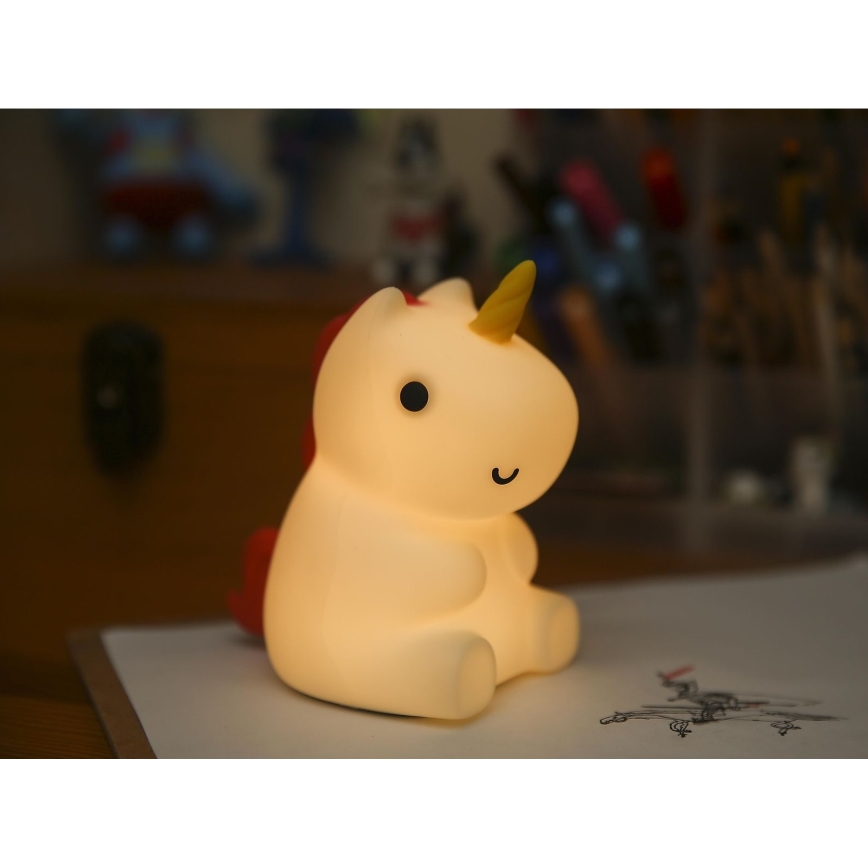 MegaLight - LED RGB Stmívatelná nabíjecí dětská dotyková lampa MAGGY MAGIC LED/5V