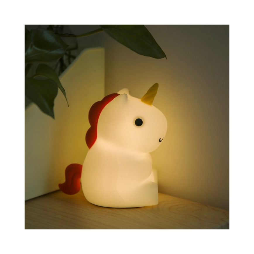 MegaLight - LED RGB Stmívatelná nabíjecí dětská dotyková lampa MAGGY MAGIC LED/5V