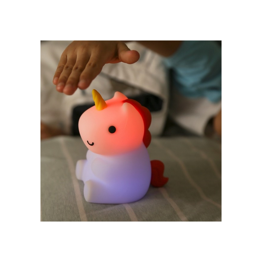 MegaLight - LED RGB Stmívatelná nabíjecí dětská dotyková lampa MAGGY MAGIC LED/5V