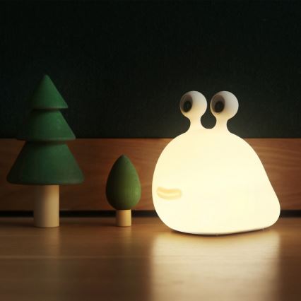 MegaLight - LED RGB Stmívatelná nabíjecí dětská dotyková lampa MOMO MOON LED/5V