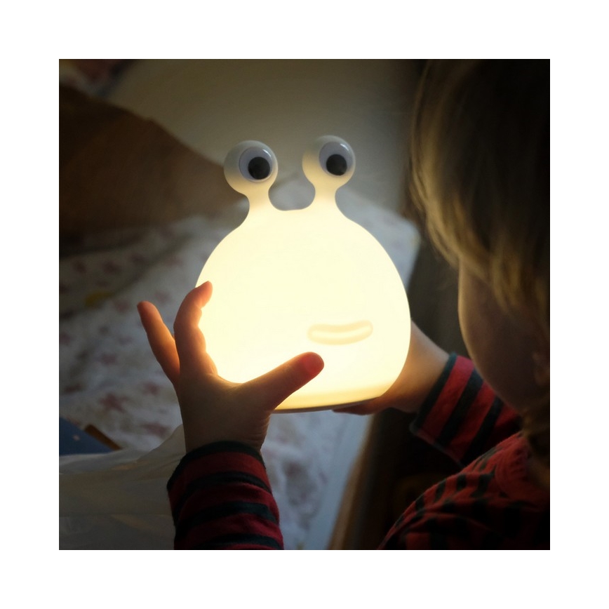 MegaLight - LED RGB Stmívatelná nabíjecí dětská dotyková lampa MOMO MOON LED/5V