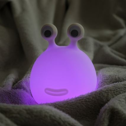MegaLight - LED RGB Stmívatelná nabíjecí dětská dotyková lampa MOMO MOON LED/5V