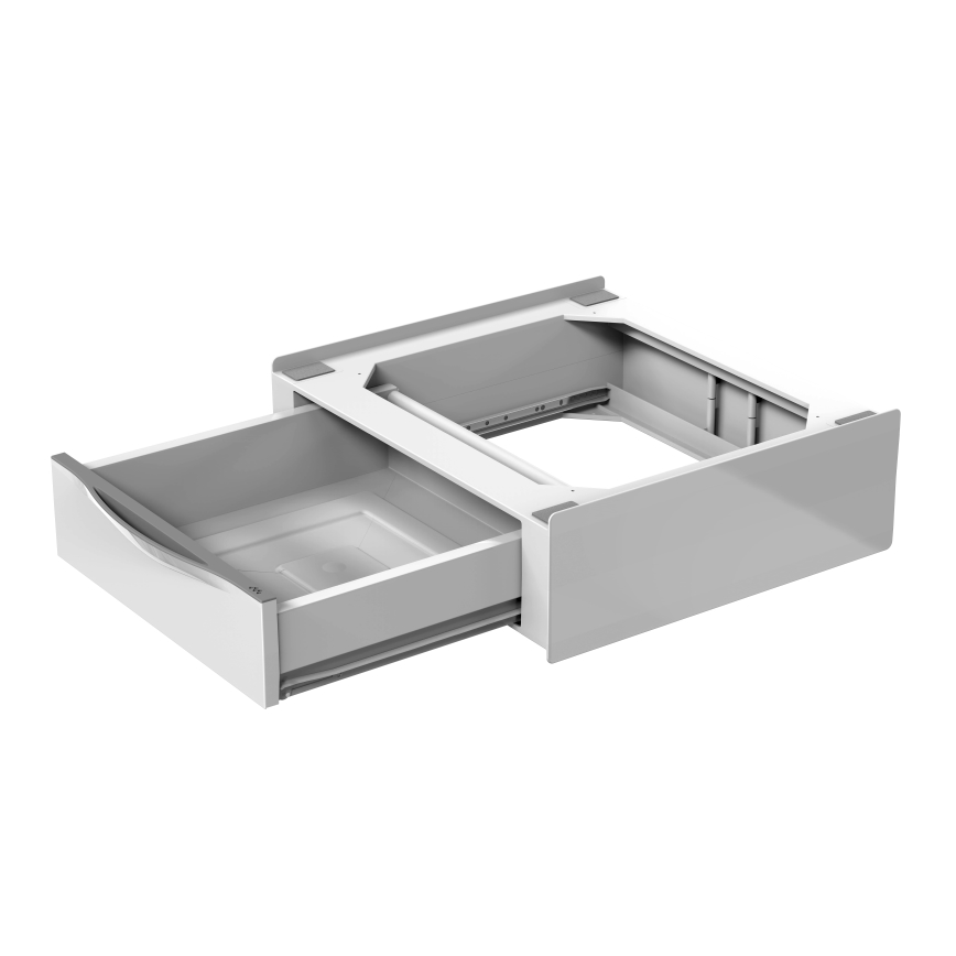 Meliconi 656112 - Mezikus pro pračku a sušičku s výsuvným úložným prostorem 28 l bílá