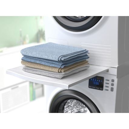 Meliconi 656113 - Mezikus pro pračku a sušičku s výsuvem 70 cm bílá