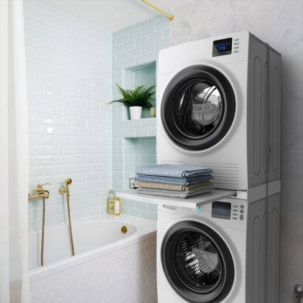 Meliconi 656113 - Mezikus pro pračku a sušičku s výsuvem 70 cm bílá