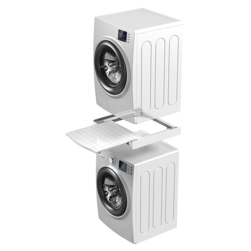 Meliconi 656113 - Mezikus pro pračku a sušičku s výsuvem 70 cm bílá