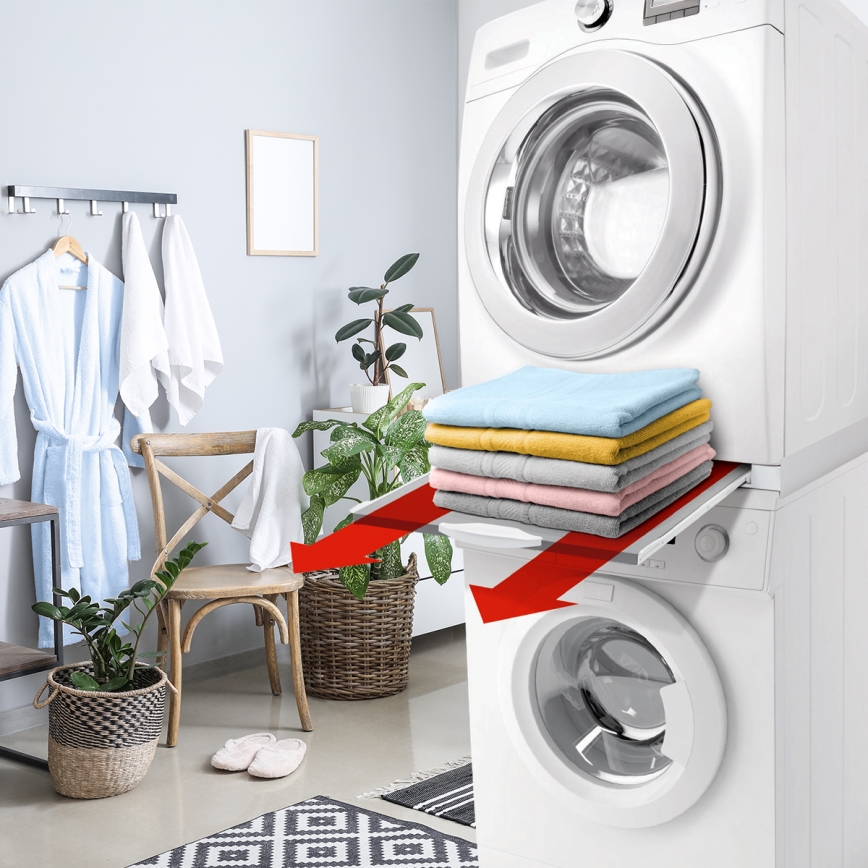 Meliconi 656114 - Mezikus pro pračku a sušičku 70 cm bílá