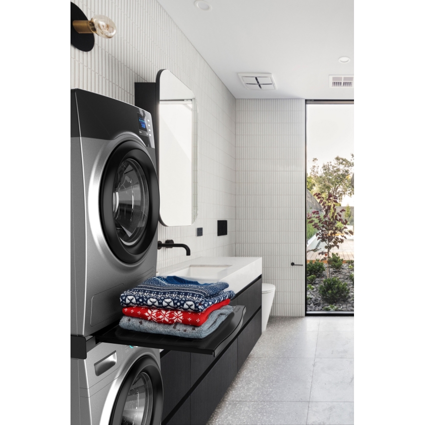 Meliconi 656136 - Mezikus pro pračku a sušičku s výsuvem 60 cm černá