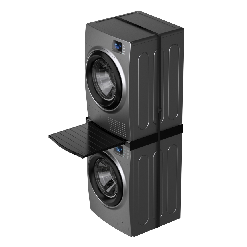 Meliconi 656136 - Mezikus pro pračku a sušičku s výsuvem 60 cm černá