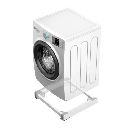 Meliconi 656146 - Antivibrační podložka pod pračku s výsuvnými kolečky 61 cm bílá