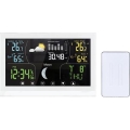 Meteostanice s barevným displejem 5V/2xAAA bílá