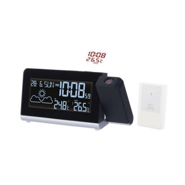 Meteostanice s LCD displejem 1x CR2032 + 2×AA
