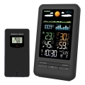 Meteostanice s LCD displejem 2xAA + 2xAA černá