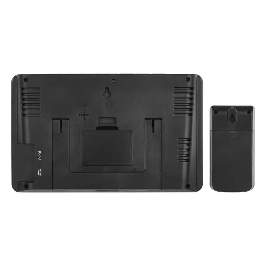 Meteostanice s LCD displejem GoSmart 5/230V Wi-Fi Tuya černá