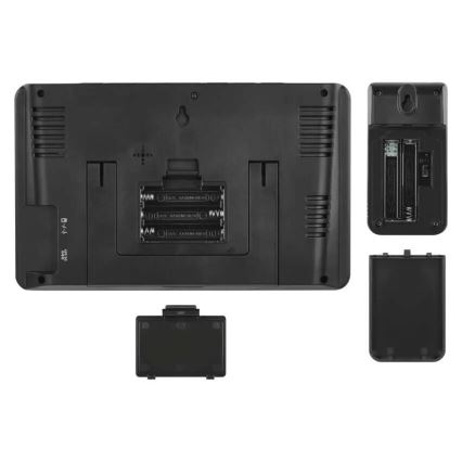 Meteostanice s LCD displejem GoSmart 5/230V Wi-Fi Tuya černá