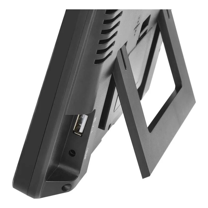 Meteostanice s LCD displejem GoSmart 5/230V Wi-Fi Tuya černá