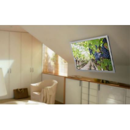 MK FLORIA MKF-20DM444 - Chytrý stropní držák pro TV 55" černá Wi-Fi TUYA + dálkové ovládání