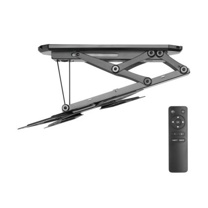 MK FLORIA MKF-20DM444 - Chytrý stropní držák pro TV 55" černá Wi-Fi TUYA + dálkové ovládání