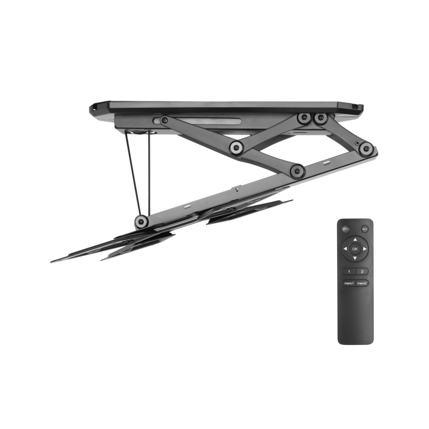 MK FLORIA MKF-20DM444 - Chytrý stropní držák pro TV 55" černá Wi-Fi TUYA + dálkové ovládání