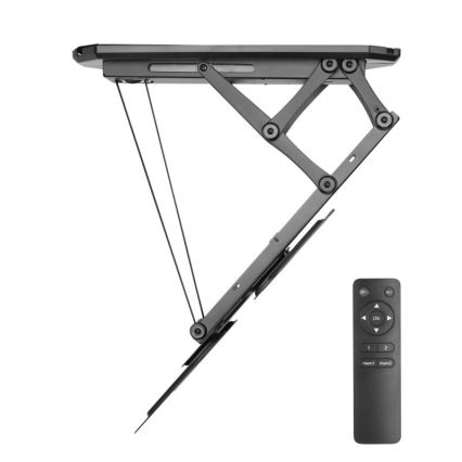 MK FLORIA MKF-20DM444 - Chytrý stropní držák pro TV 55" černá Wi-Fi TUYA + dálkové ovládání