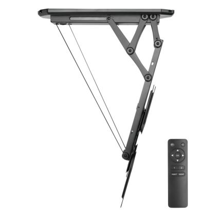 MK FLORIA MKF-20DM444 - Chytrý stropní držák pro TV 55" černá Wi-Fi TUYA + dálkové ovládání