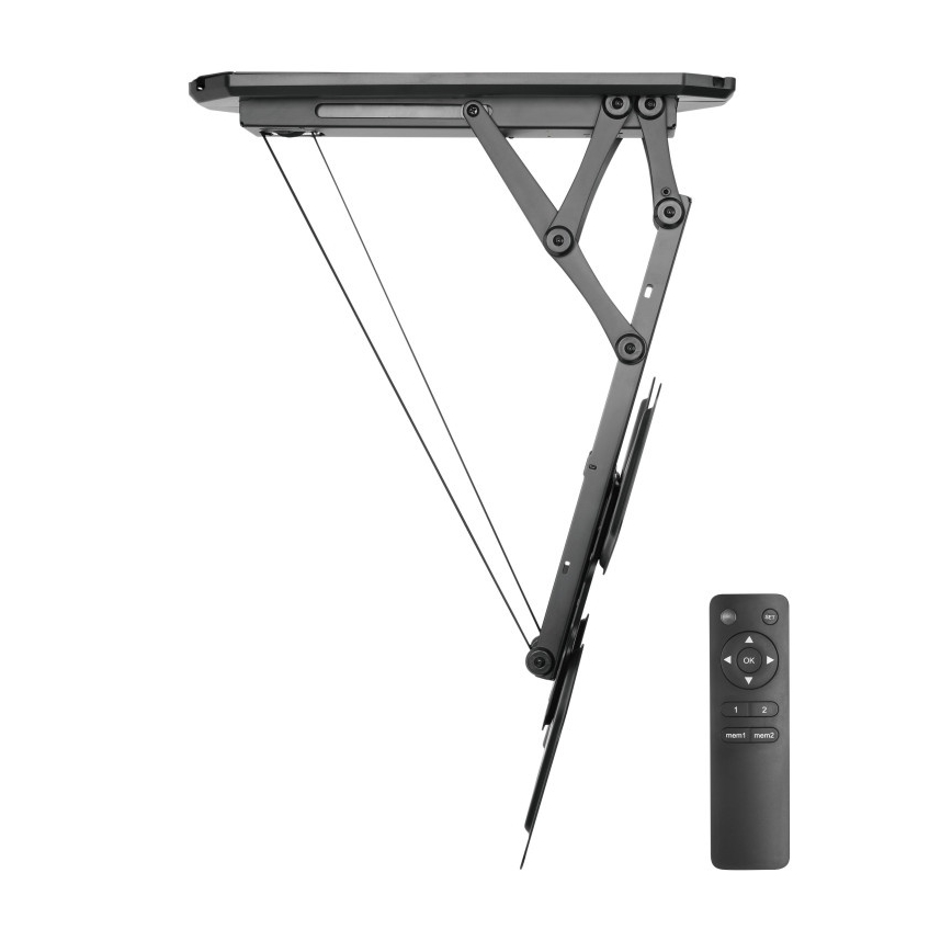 MK FLORIA MKF-20DM444 - Chytrý stropní držák pro TV 55" černá Wi-Fi TUYA + dálkové ovládání