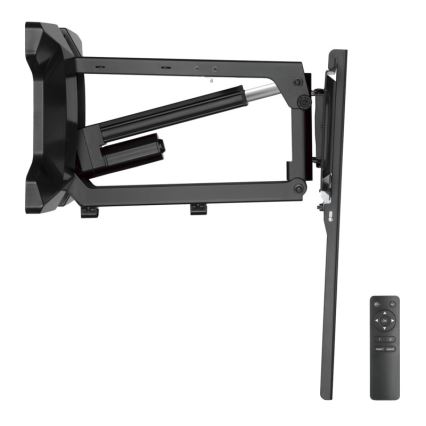 MK FLORIA MKF-21DM647 - Nástěnný držák na TV s kloubem 70 černá + dálkové ovládání