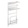 MK FLORIA MKF-21MG02W - Magnetický organizér 67,5x31 cm bílá