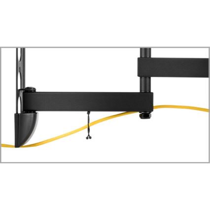 MK FLORIA MKF-23DP444 - Nástěnný držák na TV s kloubem 65" černá