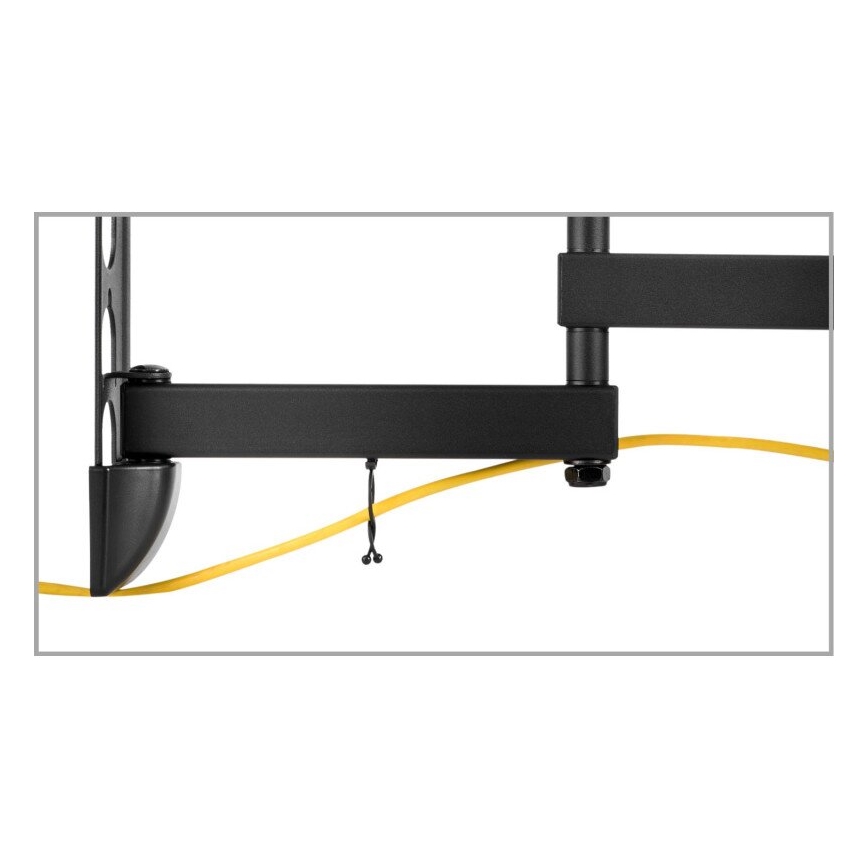 MK FLORIA MKF-23DP444 - Nástěnný držák na TV s kloubem 65" černá