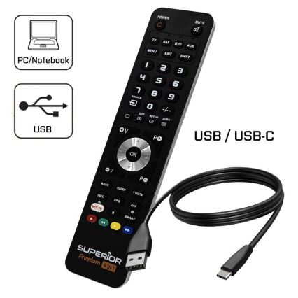 MK FLORIA Superior FREEDOM 4v1 USB - Dálkový ovladač 4v1 USB 2xAAA