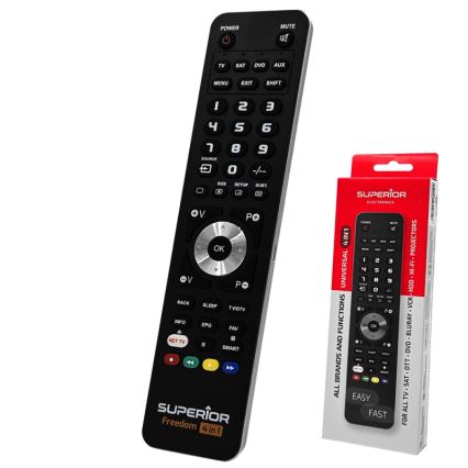 MK FLORIA Superior FREEDOM 4v1 USB - Dálkový ovladač 4v1 USB 2xAAA