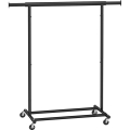 Mobilní stojanový věšák LINEA 92/132x160x46 cm černá