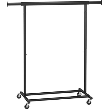 Mobilní stojanový věšák LINEA 92/132x160x46 cm černá