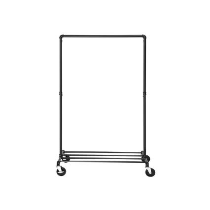 Mobilní stojanový věšák LINEA černá