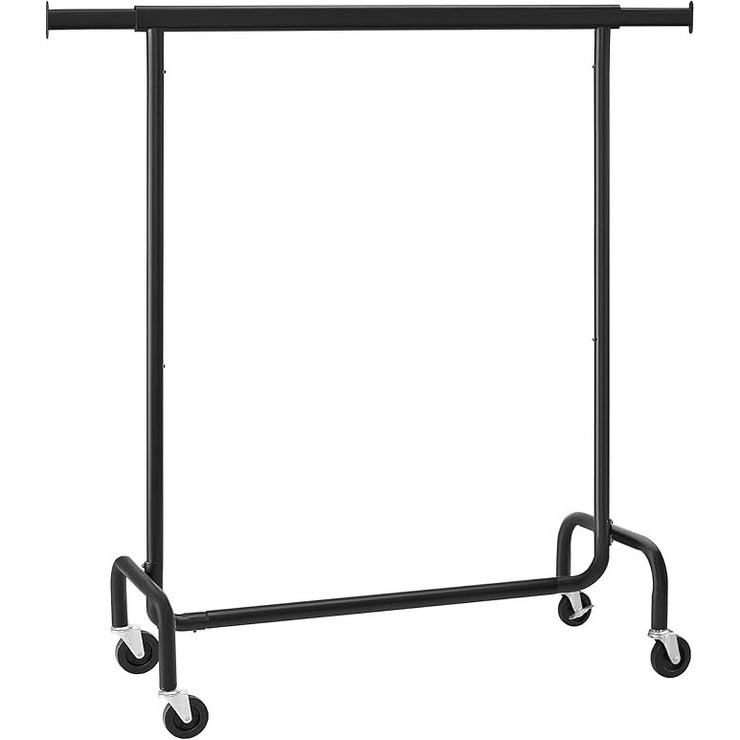 Mobilní stojanový věšák LINEA černá