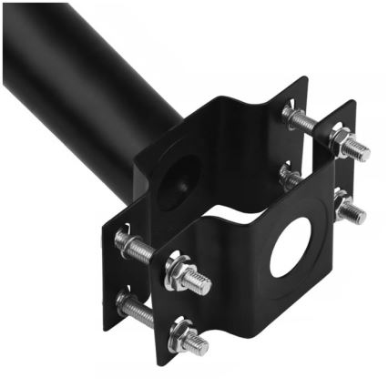 Montážní držák pro venkovní osvětlení BASE pr. 48 mm černá