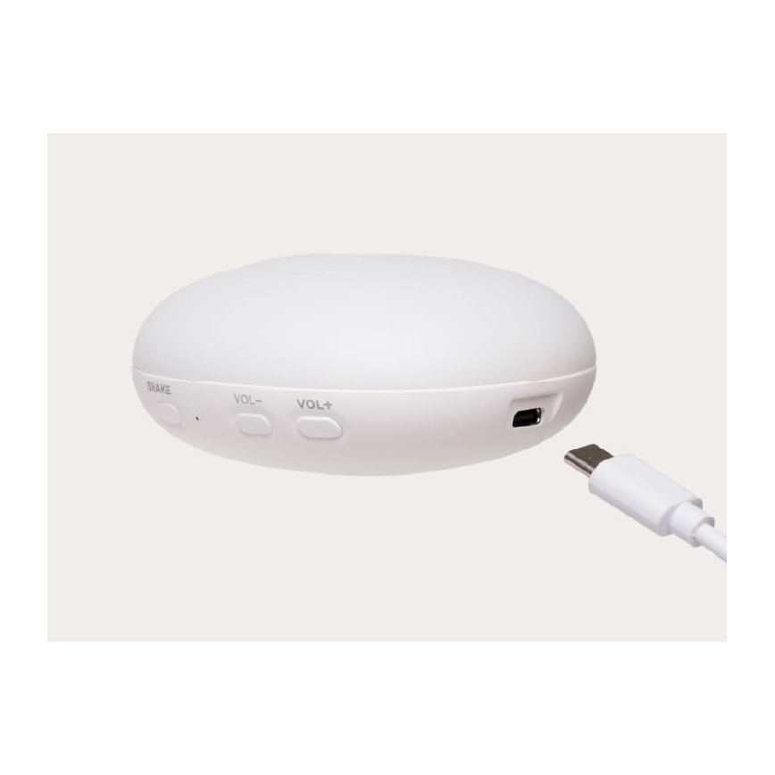 Moonie - Usínáček s melodií a světlem tuleň organic polar