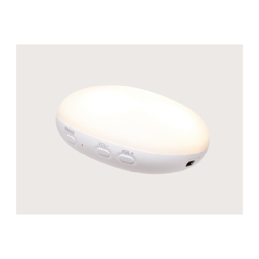 Moonie - Usínáček s melodií a světlem tuleň organic polar